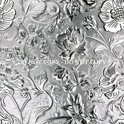 EMBOSSED FLORAL METAL - MULTIPLE VARIATIONS