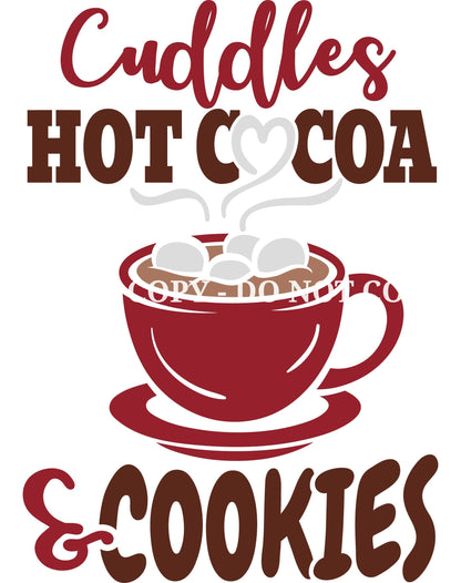 HOT CHOCOLATE- MULTIPLE VARIATIONS - WHITE CAST DECALS