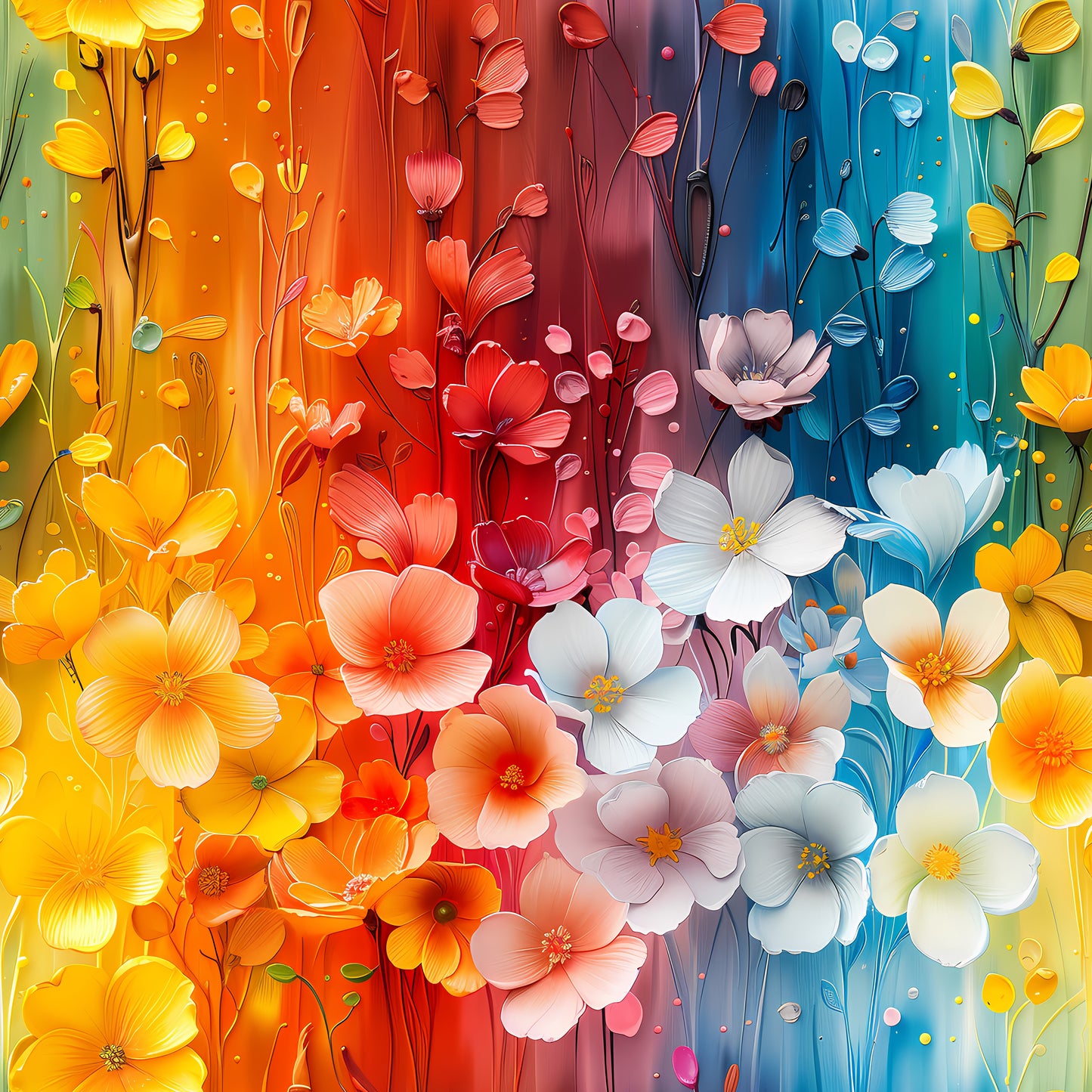 VIBRANT FLOWER - MULTIPLE VARIATIONS