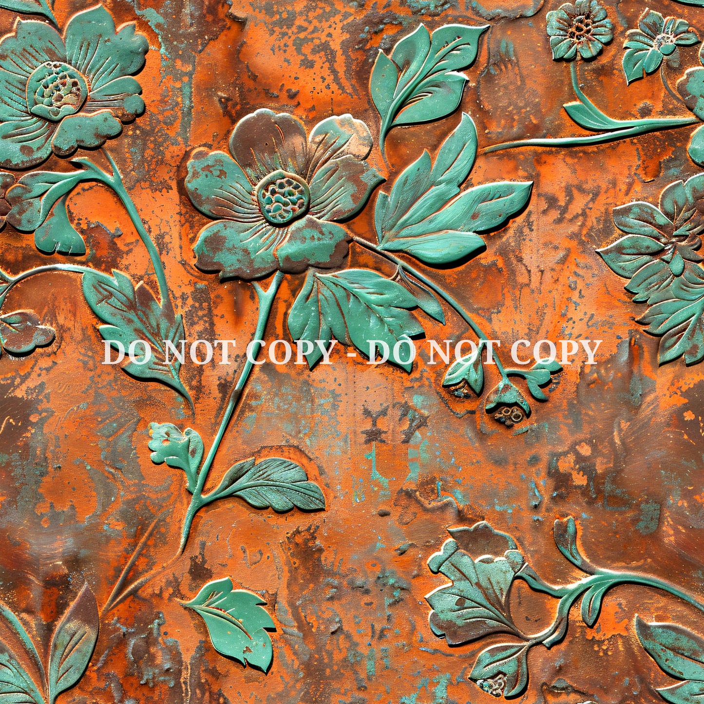 RUSTED METAL FLORAL - MULTIPLE VARIATIONS