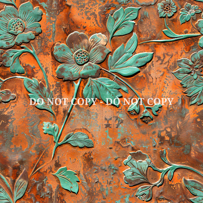 RUSTED METAL FLORAL - MULTIPLE VARIATIONS