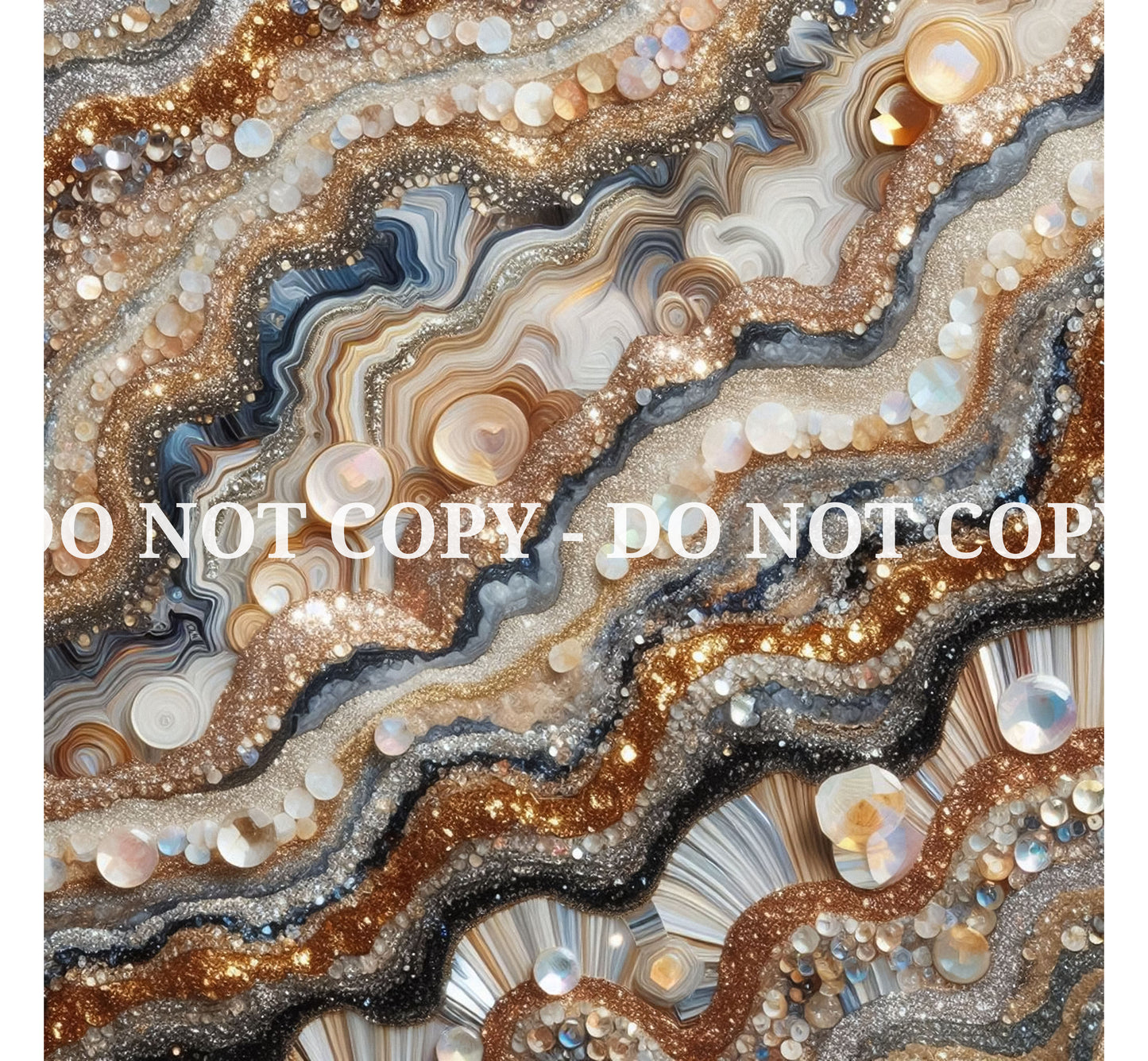 GOLD JEWELED AGATE PATTERN VINYL - MULTIPLE VARIATIONS