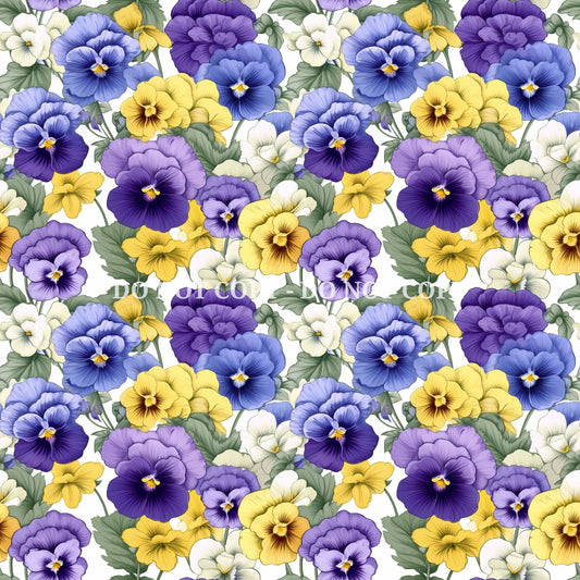 PANSEY FLOWERS - MULTIPLE VARIATIONS