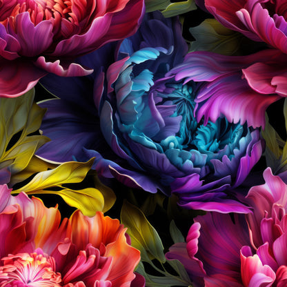 NEON PEONIES - MULTIPLE VARIATIONS