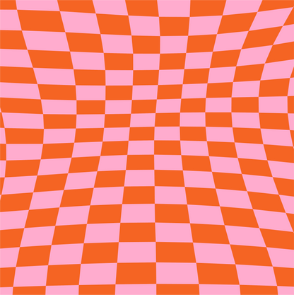 GROOVY CHECKERED PATTERN VINYL - MULTIPLE VARIATIONS