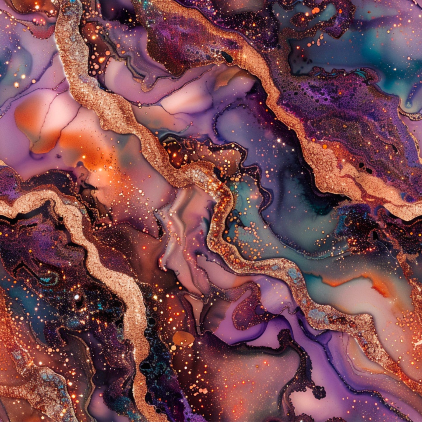 ORANGE, PURPLE AND BLUE AGATE - MULTIPLE VARIATIONS