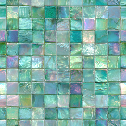 IRIDESCENT MOSAIC TILES - MULTIPLE VARIATIONS