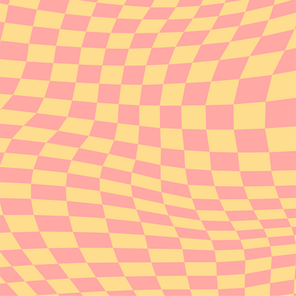 GROOVY CHECKERED PATTERN VINYL - MULTIPLE VARIATIONS