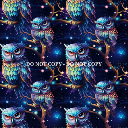 NEON OWL PATTERN VINYL - MULTIPLE VARIATIONS