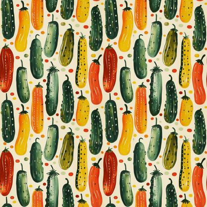 PICKLES PATTERN VINYL - MULTIPLE VARIATIONS