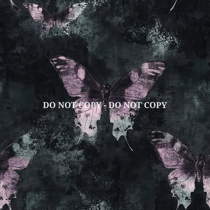 GRUNGE NOIR BUTTERFLIES - MULTIPLE VARIATIONS