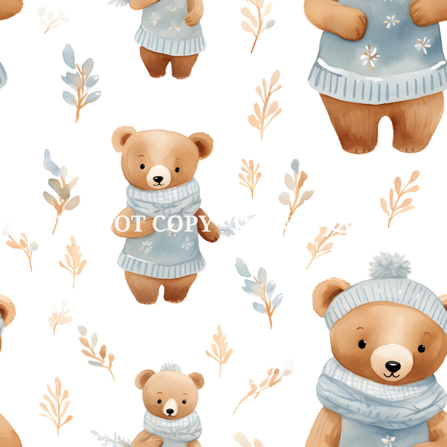 WINTER WISHES PATTERN VINYL - MULTIPLE VARIATIONS