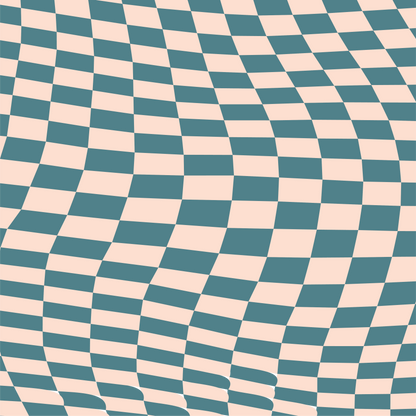 GROOVY CHECKERED PATTERN VINYL - MULTIPLE VARIATIONS