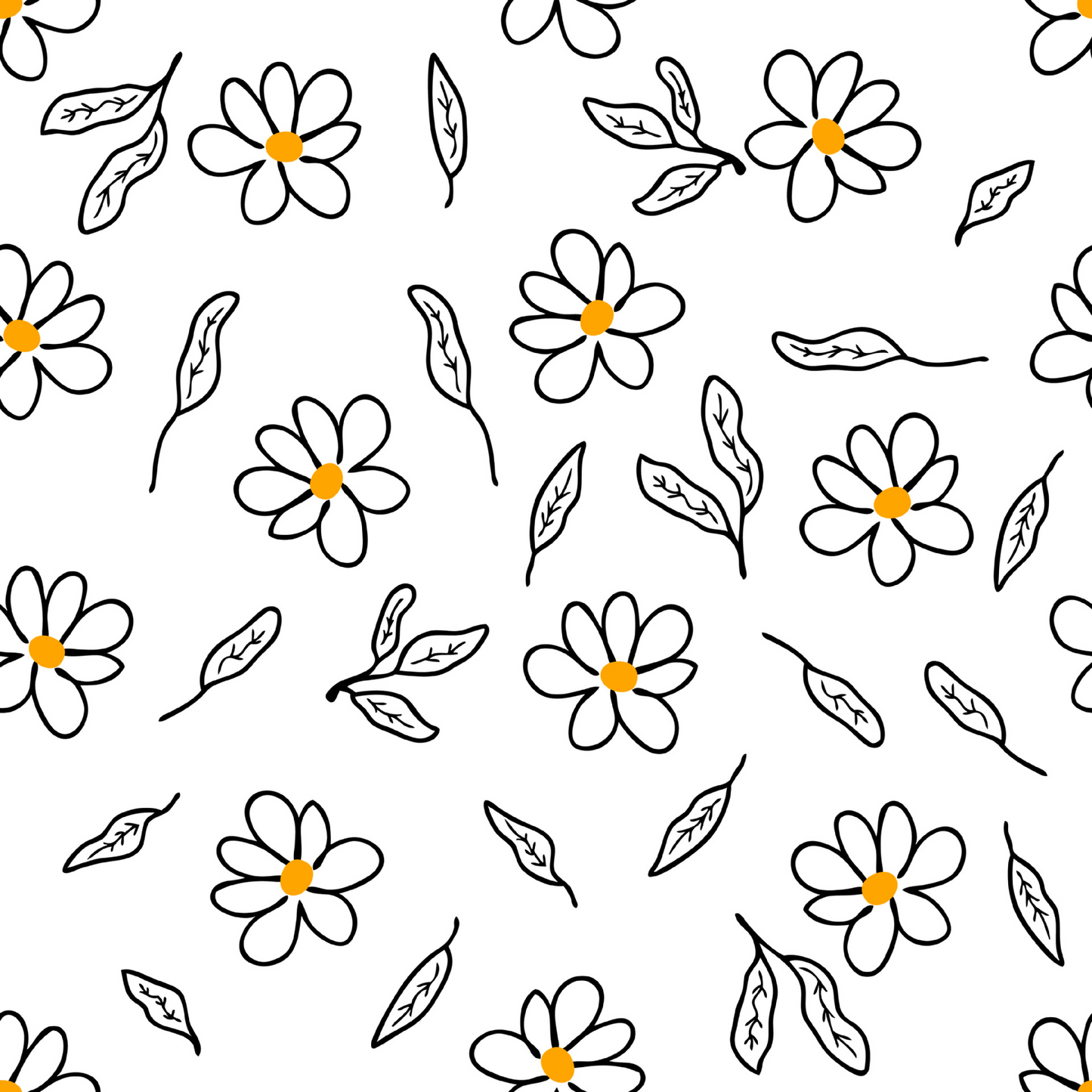 GROOVY FLOWERS PATTERN VINYL - MULTIPLE VARIATIONS