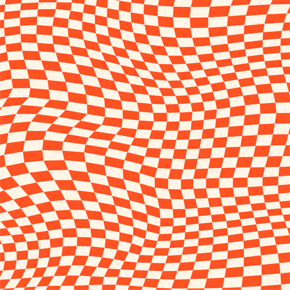 GROOVY CHECKERED PATTERN VINYL - MULTIPLE VARIATIONS