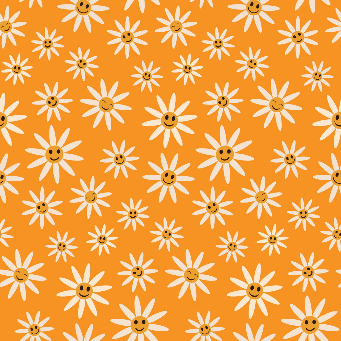 GROOVY FLOWERS PATTERN VINYL - MULTIPLE VARIATIONS