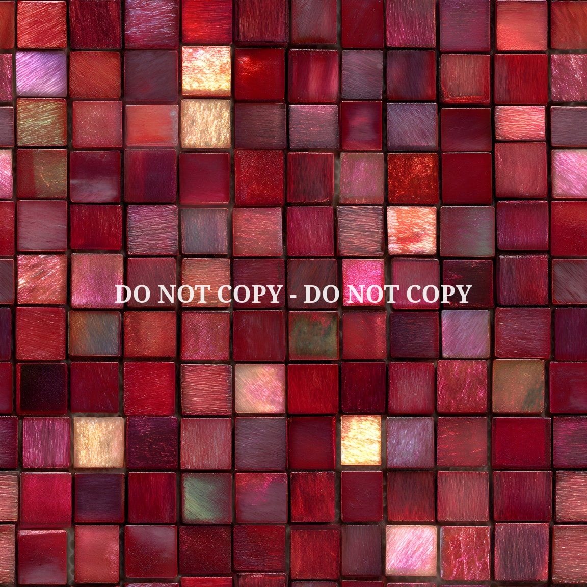 IRIDESCENT MOSAIC TILES - MULTIPLE VARIATIONS