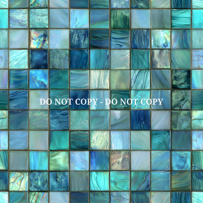 IRIDESCENT MOSAIC TILES - MULTIPLE VARIATIONS
