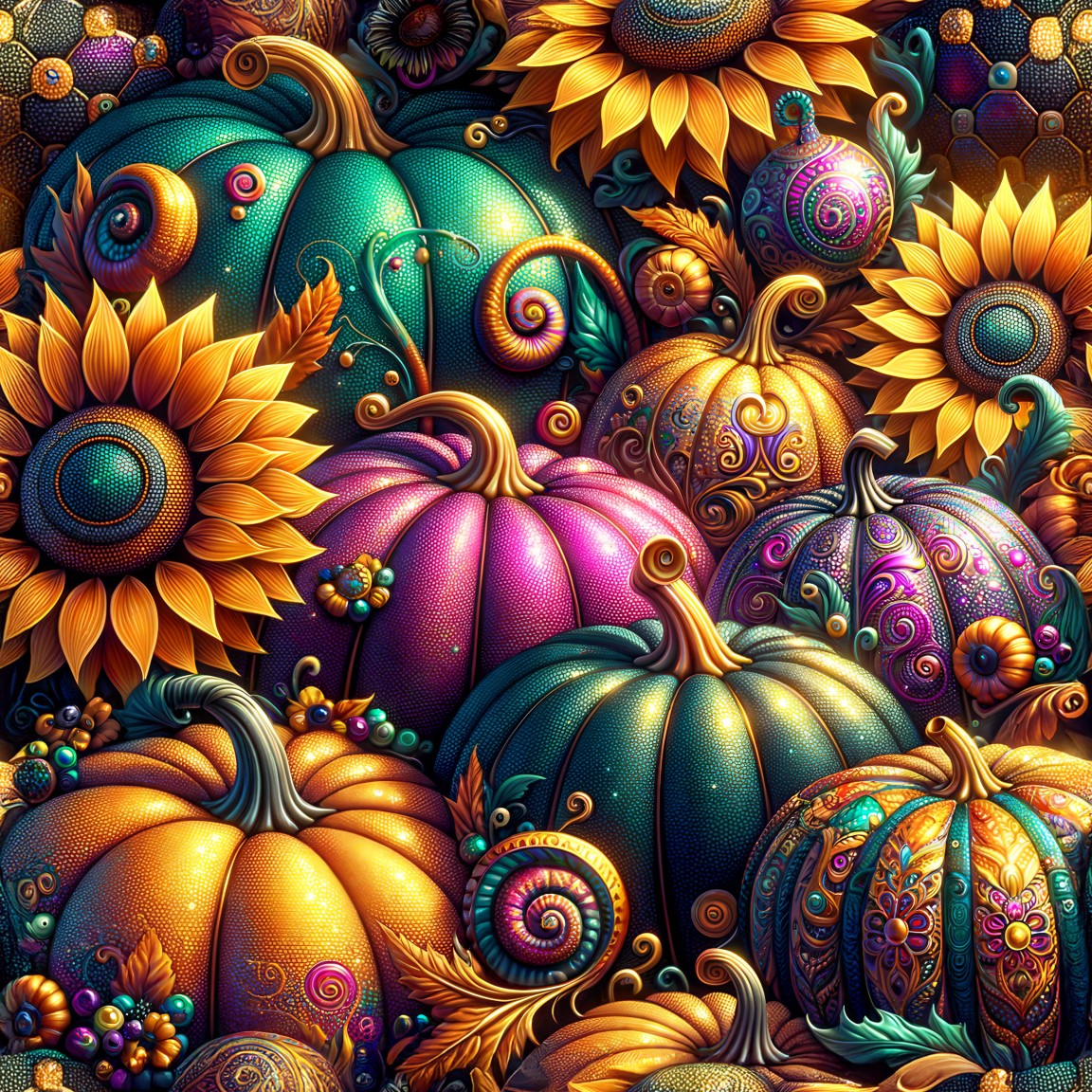 FANTASY PUMPKINS - MULTIPLE VARIATIONS