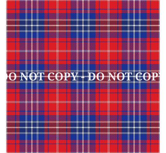 PATRIOTIC PLAID PATTERN VINYL - MULTIPLE VARIATIONS