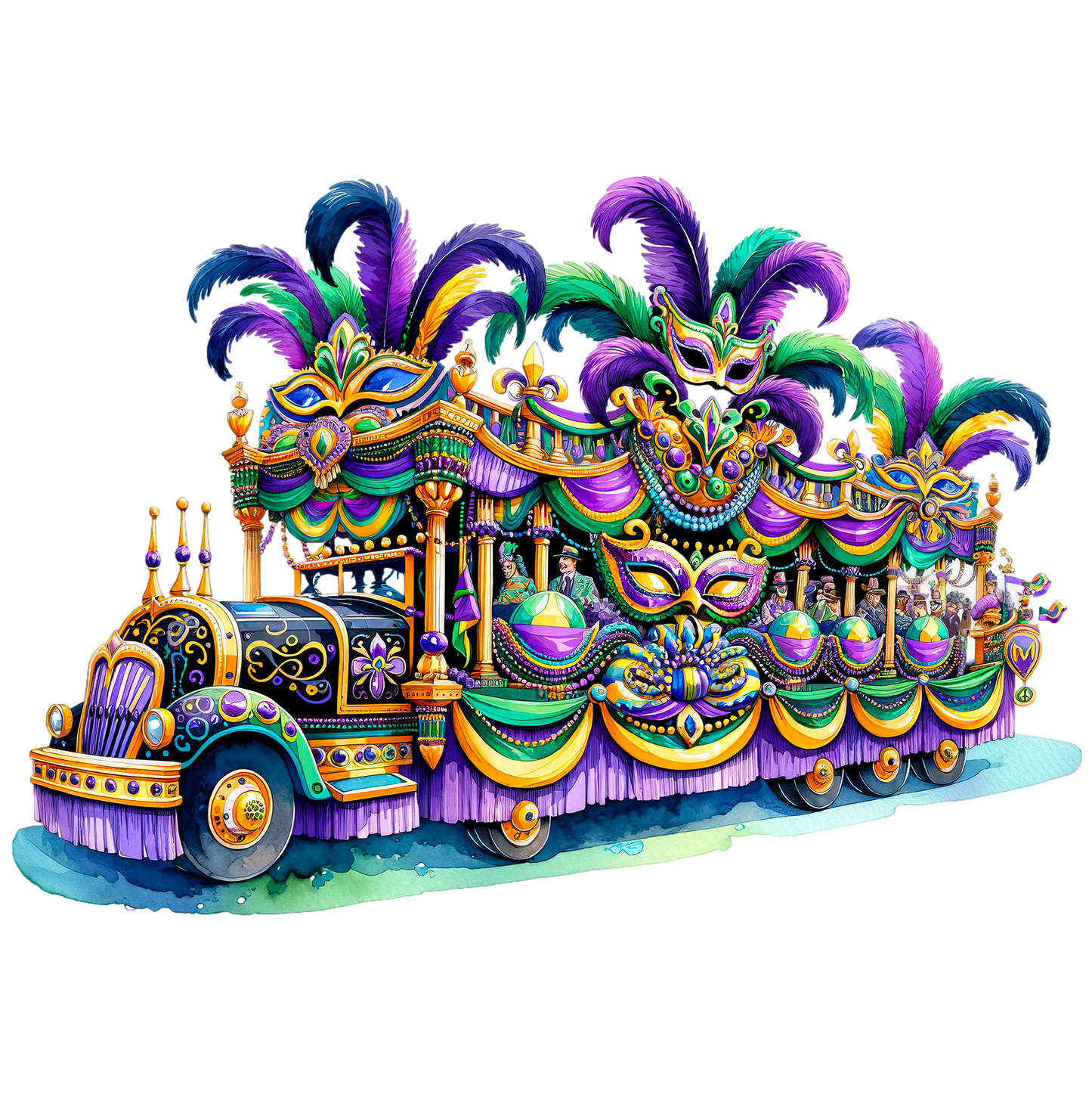 MARDI GRAS - Decals