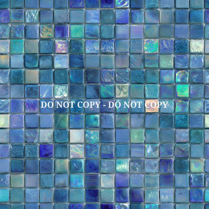 IRIDESCENT MOSAIC TILES - MULTIPLE VARIATIONS