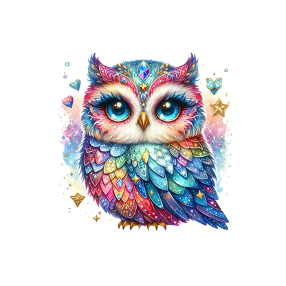SPARKLING OWL - DECAL