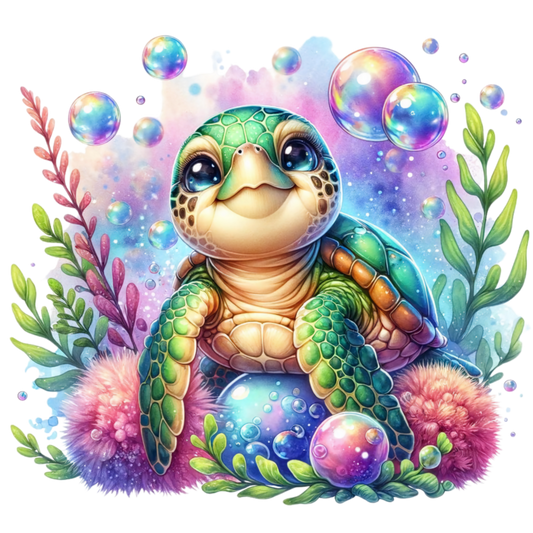 WATERCOLOR BABY TURTLES - Decals