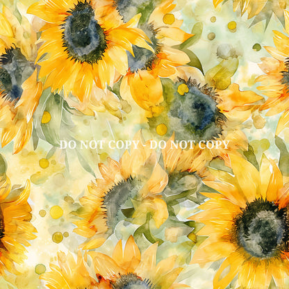 SUNFLOWER PATTERN VINYL - MULTIPLE VARIATIONS