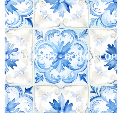 HELLO SANTORINI PATTERN VINYL - MULTIPLE VARIATIONS