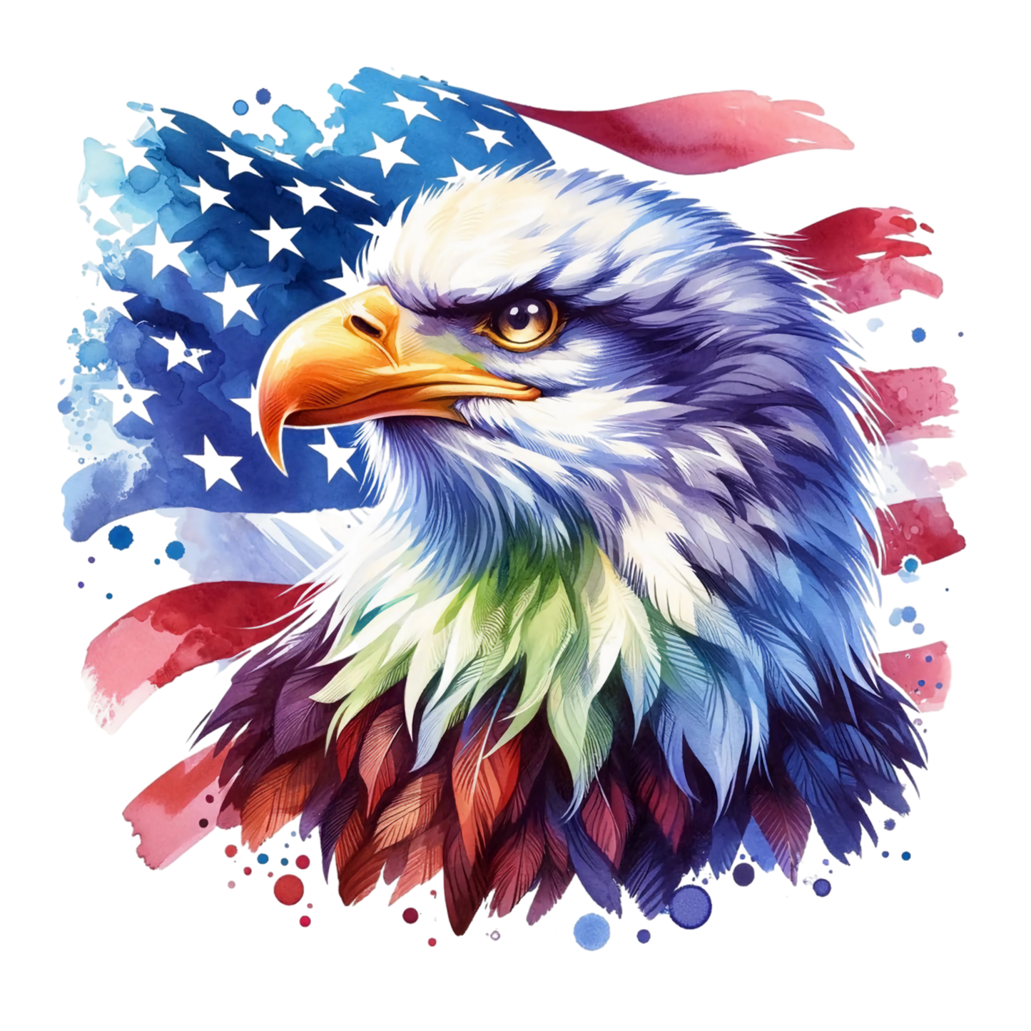 EAGLE FLAG - Decals