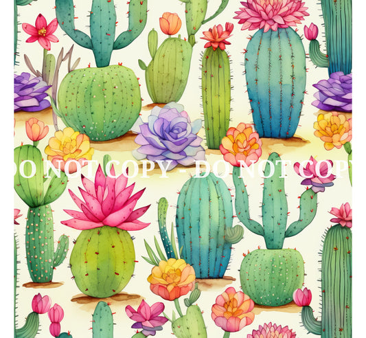 CACTUS DELIGHT PATTERN VINYL - MULTIPLE VARIATIONS