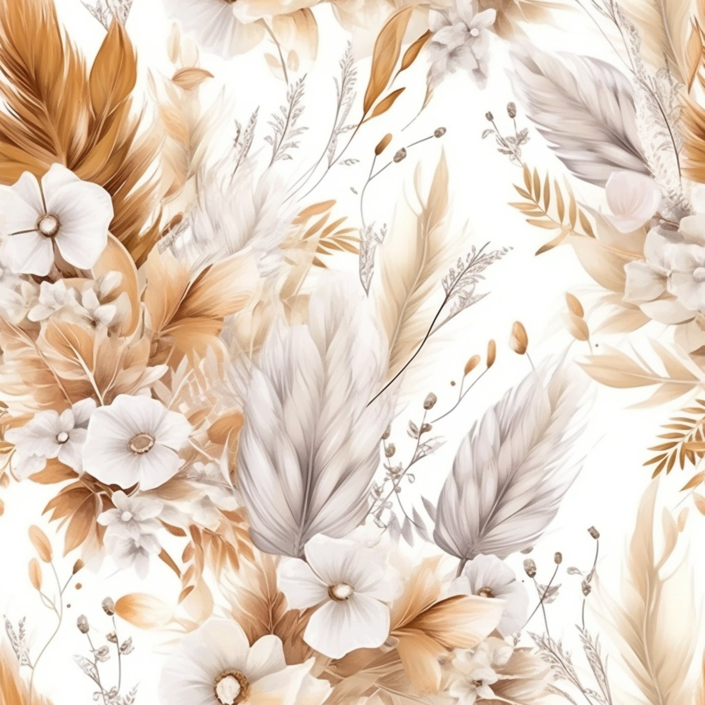 WHEAT FLORAL 1