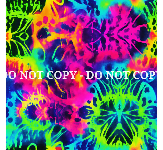 NEON TIE DYE VINYL - MULTIPLE VARIATIONS