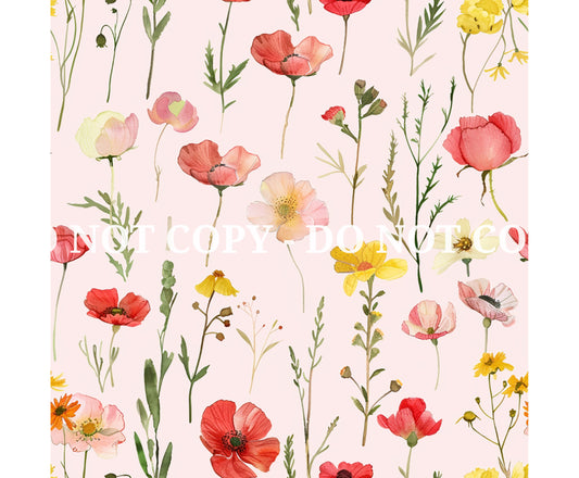 AUTUMN FLORAL PATTERN VINYL - MULTIPLE VARIATIONS