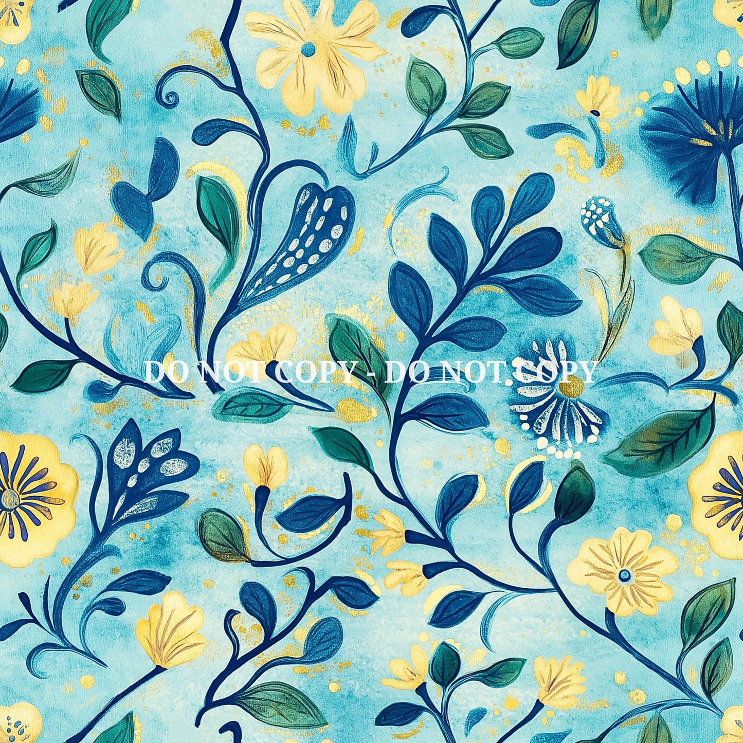 FLORAL IVY PATTERN VINYL - MULTIPLE VARIATIONS