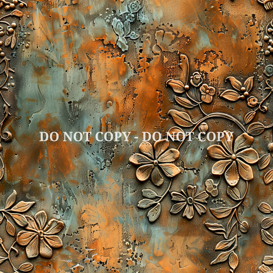 RUSTED METAL FLORAL - MULTIPLE VARIATIONS