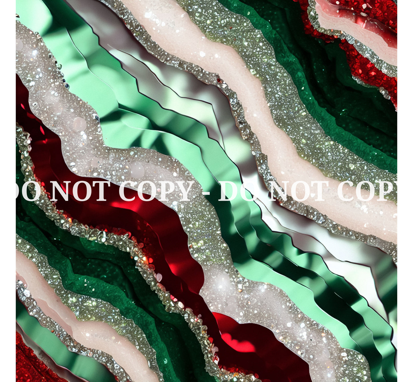 CHRISTMAS GLAM AGATE PATTERN VINYL - MULTIPLE VARIATIONS