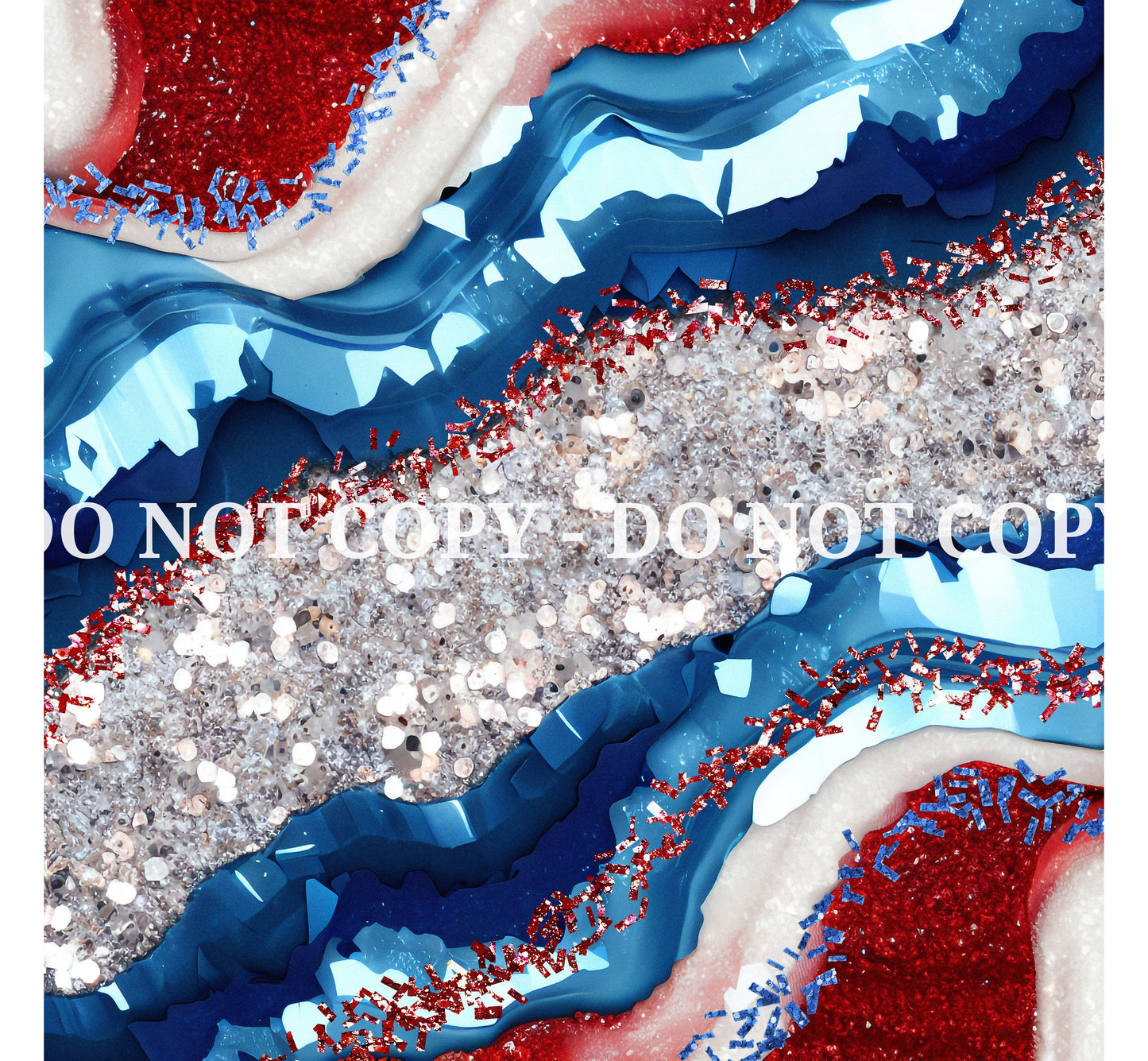 PATRIOTIC GLAM AGATE PATTERN VINYL - MULTIPLE VARIATIONS