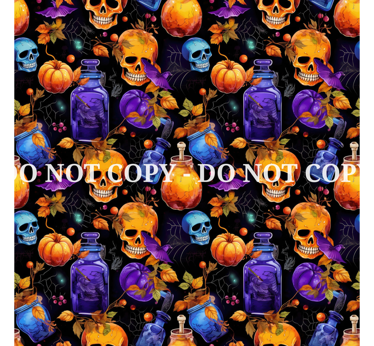 ALCOHOL INK HALLOWEEN PATTERN VINYL - MULTIPLE VARIATIONS