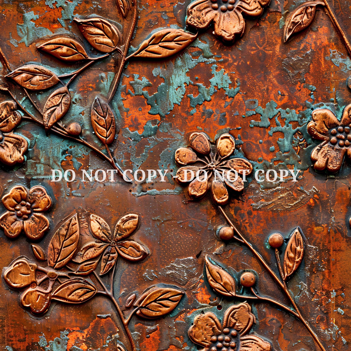 RUSTED METAL FLORAL - MULTIPLE VARIATIONS