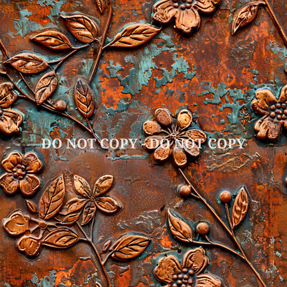 RUSTED METAL FLORAL - MULTIPLE VARIATIONS