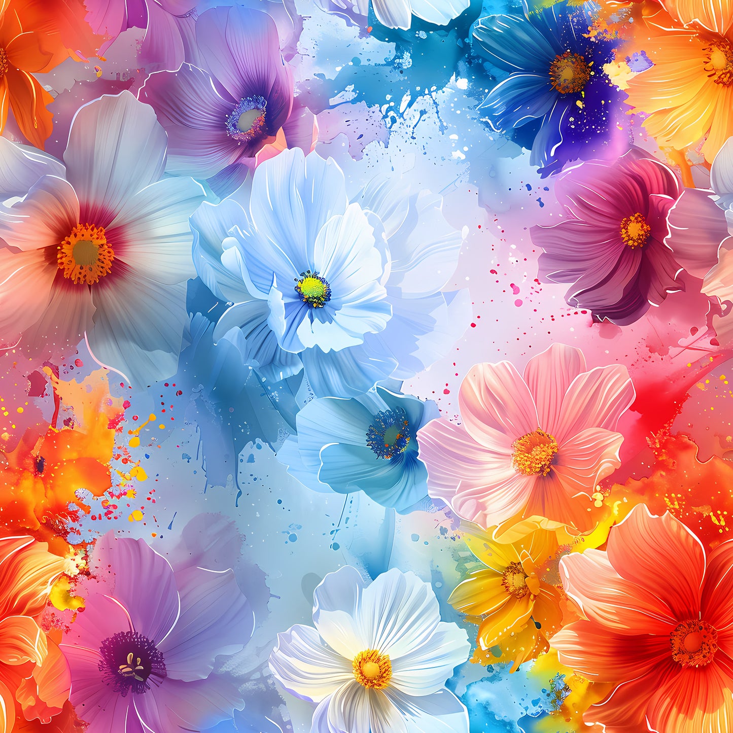 VIBRANT FLOWER - MULTIPLE VARIATIONS