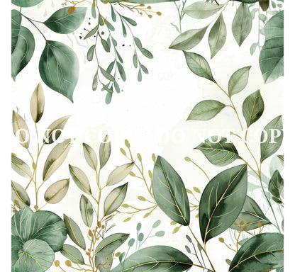 BOTANICAL ELEGANCE PATTERN VINYL - MULTIPLE VARIATIONS