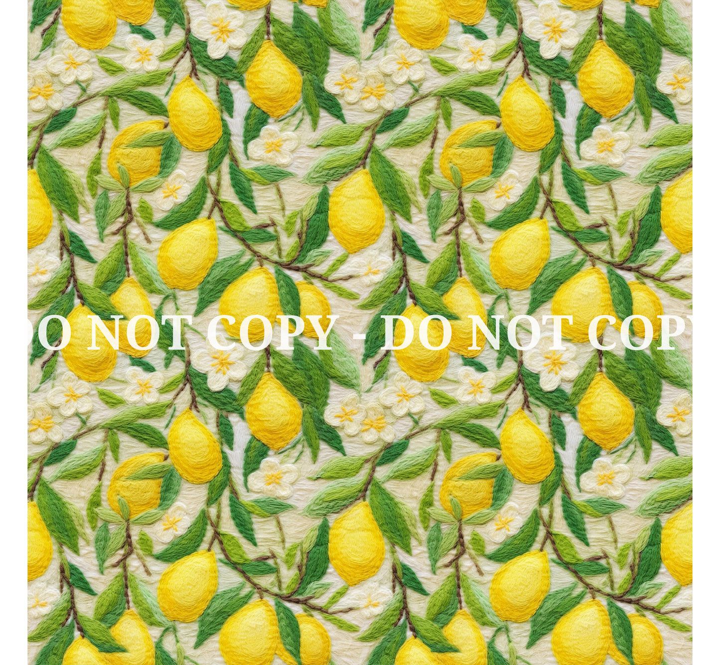 COZY LEMON PATTERN VINYL - MULTIPLE VARIATIONS