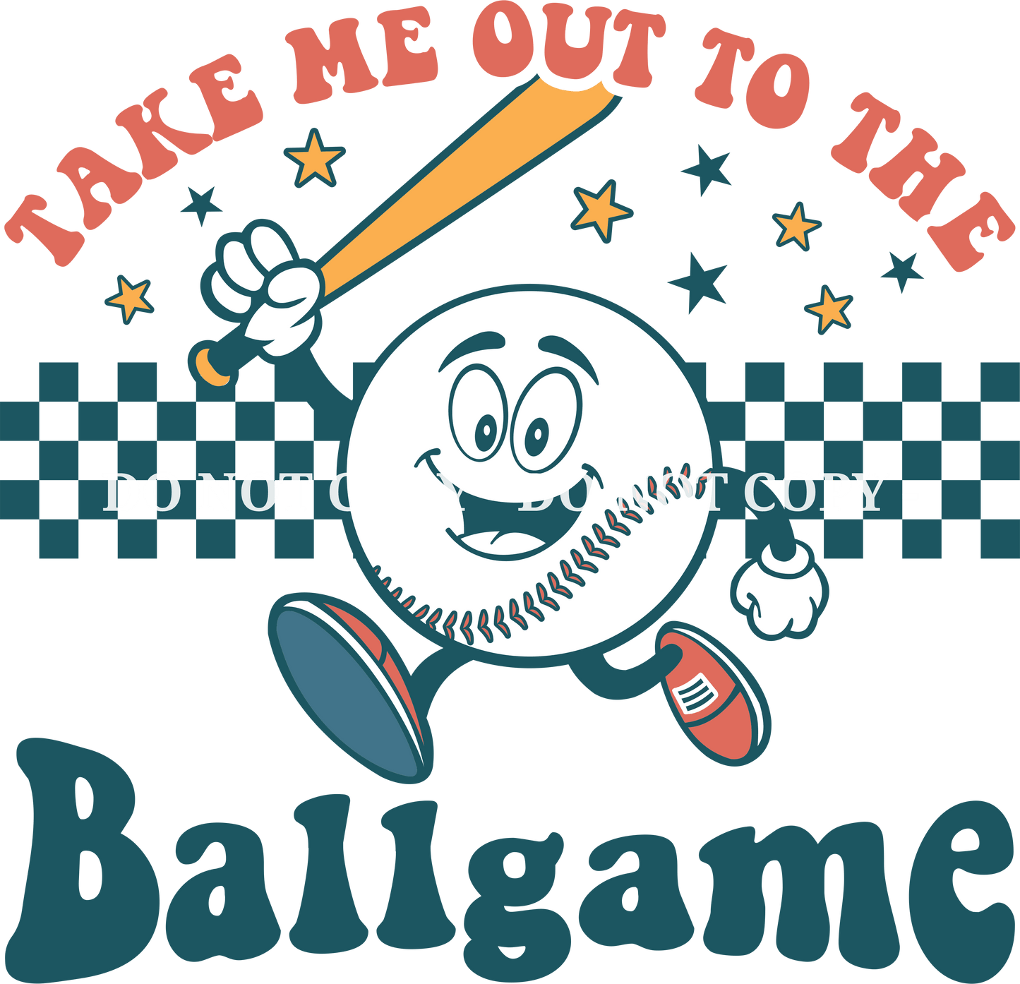 Retro Baseball -  Decals