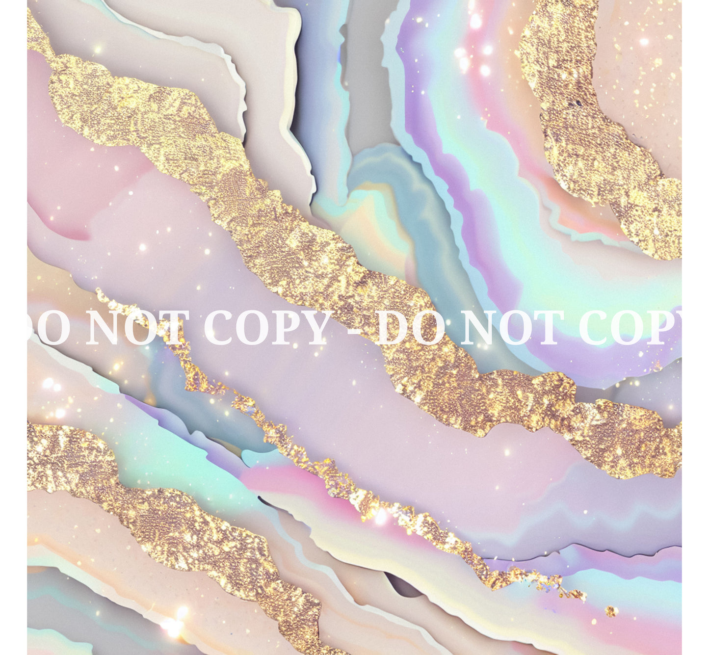 UNICORN GLAM AGATE PATTERN VINYL - MULTIPLE VARIATIONS