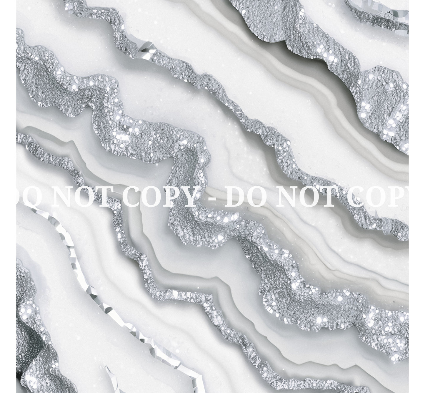 SILVER GLAM AGATE PATTERN VINYL - MULTIPLE VARIATIONS