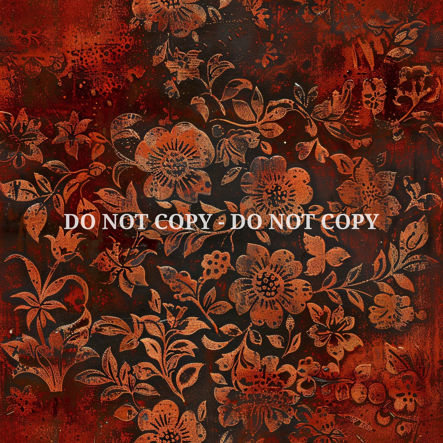 RUSTED METAL FLORAL - MULTIPLE VARIATIONS