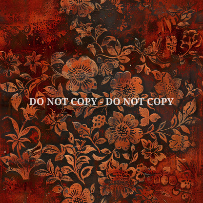 RUSTED METAL FLORAL - MULTIPLE VARIATIONS